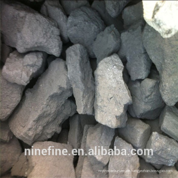 9-12% Asche hohe Festigkeit von Gießereikoks / Kupolakoks mit niedrigem Preis und Schwefel verwendet in Aluminium-Kupferguss
